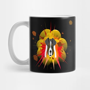 dog fire Mug